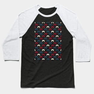 Mustache Mania - The Shaggy Horseshoe Patriot Baseball T-Shirt